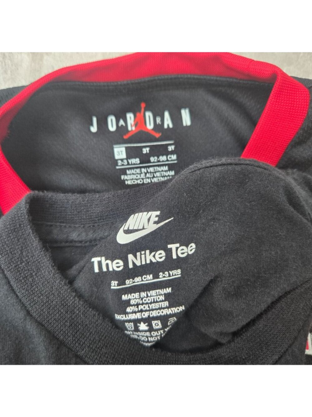 Jordan Nike Toddler T shirt Jersery Toddler Boy 3T Tops Bundle Set 4 Piece Lot - Picture 7 of 13